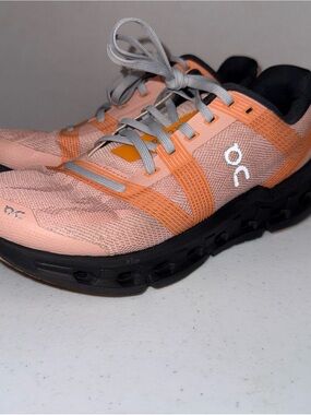 On Cloud Women's Sz 7.5 Running Shoes Lace Up Cloudgo Rose Magnet 55.98622